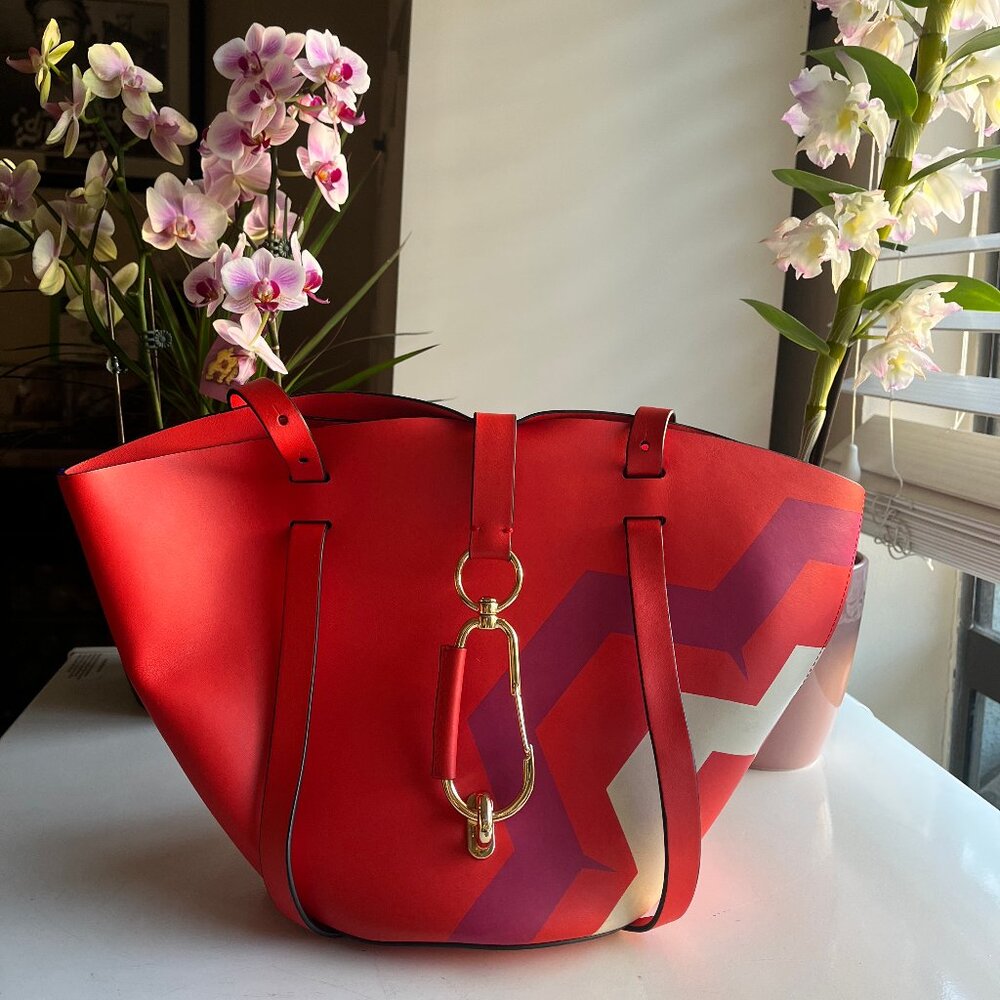 Zac Posen Digital Print Belay Tote